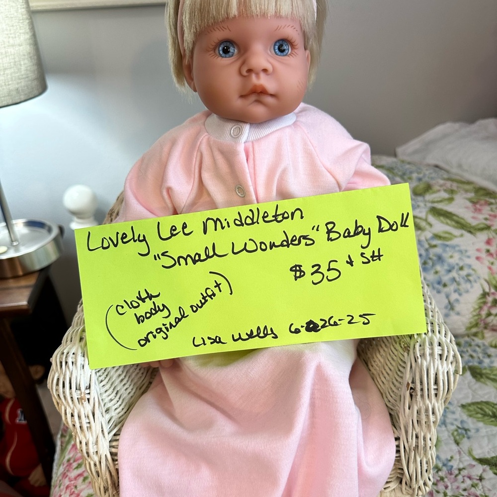 Lovely Small Wonders Baby Doll - Pink